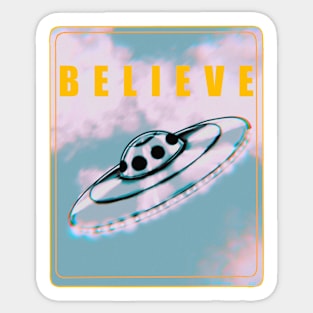 B E L I E V E Sticker